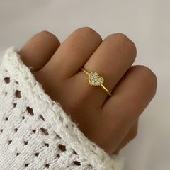 Anillo acero dorado (cod 15815)