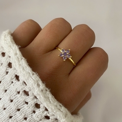 Anillo acero dorado (cod 15979)