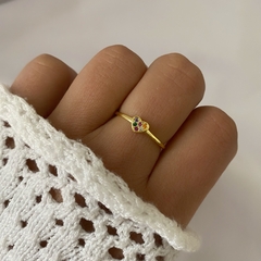 Anillo acero dorado (cod 15904) - comprar online