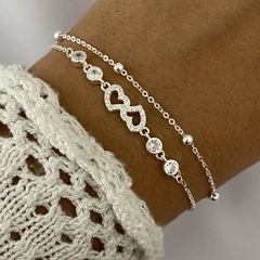 Pulsera Plata 17 a 20cm (cod 16917)