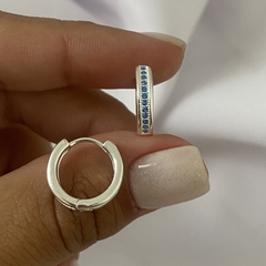 Argollas Plata 13mm par (cod 17423)