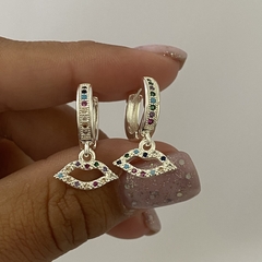 Argollas acero blanco 14 mm (Cod 12851)