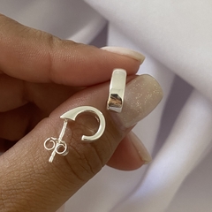 Semi Argollas Plata par (cod 17781)