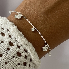 Pulsera Plata 17 a 20cm (cod 18840)