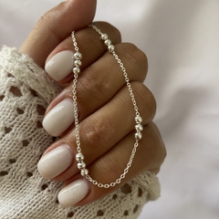 Cadena acero blanco 45 a 50cm (cod 19043)