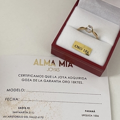 Anillo oro 18k (cod 19057) - Alma Mia Joyas