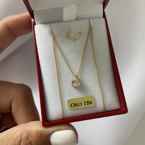 Conjunto oro 18k 45cm GOTA SUSANITO (cod 19105) - comprar online