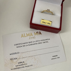 Anillo oro 18k (cod 19106) - comprar online
