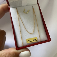 Cadena oro 18k 40cm (cod 19117)