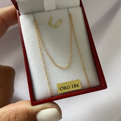 Cadena oro 18k 40cm (cod 19124)