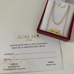 Cadena oro 18k 40cm (cod 19124) - comprar online