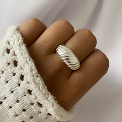 Anillo acero blanco (cod 19131)