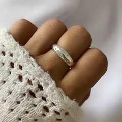 Anillo acero blanco (cod 19152)