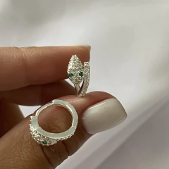Argollas acero blanco 15mm par (cod 19159)