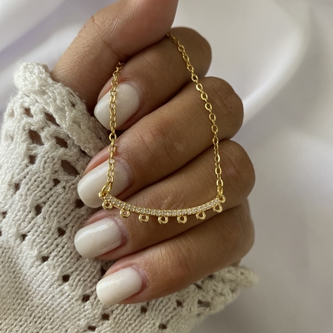 Conjunto acero dorado 45cm (cod 19492)