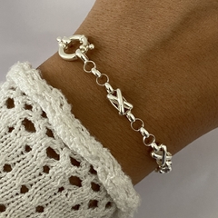 Pulsera Plata 19cm (cod 16698)
