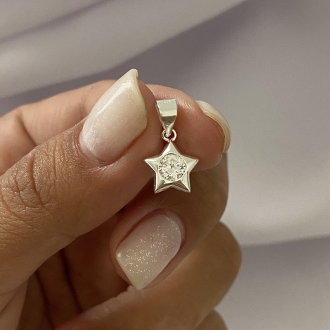 DIJE PLATA ESTRELLA (cod 17754) - comprar online