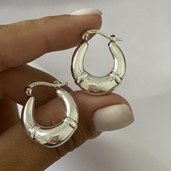 Argollas Plata 19mm par (cod 18979)