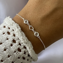 Pulsera Plata 18 a 21cm (cod 19001)