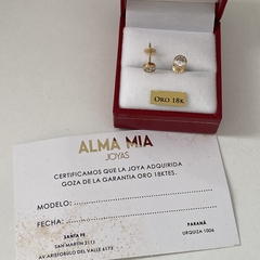 Aros oro 18k Par (cod 19074) - comprar online