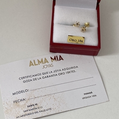 Aros oro 18k Par (cod 19077) - comprar online