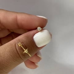 Aros oro 18k par (cod 19078)