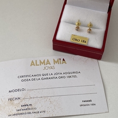 Aros oro 18k par (cod 19078) - comprar online