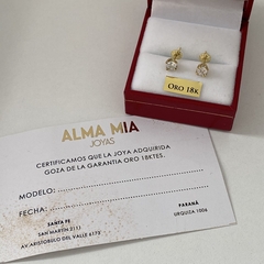Aros oro 18k par (cod 19073) - comprar online