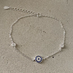 Pulsera Plata 17 a 20cm (cod 19404) - comprar online