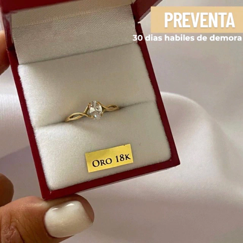 Anillo oro 18k PREVENTA (cod 19057) - comprar online