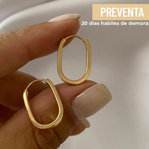 Argollas oro 18k 11mm par PREVENTA (cod 18614) - comprar online