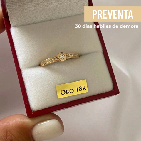 Anillo oro 18k PREVENTA (cod 19056) - comprar online