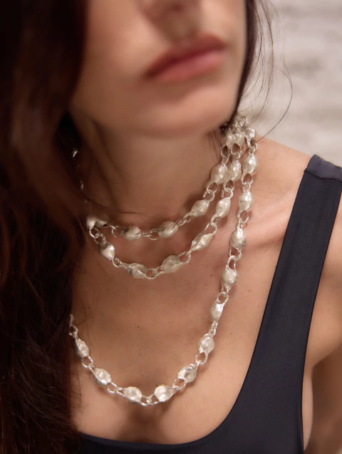 COLLAR FLAPPER XL - Lucía Feugas | Joyería de Autor