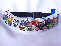 Coleiras Geladas Uauhdogs Estampada Tamanho G, Bulldogs ingleses,bulldogs americanos, labradores, boxers, pitbulls e similares. - comprar online