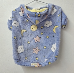 Agasalho de Fleece 3D azul