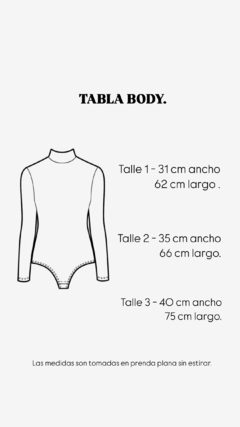 Body Bordo - tienda online
