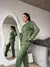 Pijama camisero verde militar en internet