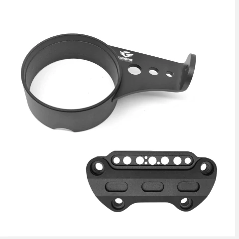 Kit Relocador de Velocímetro + Tampa Riser com Luzes - Sportster 883 / 1200 Harley