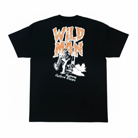 Camiseta Preta Wild Man - Guerra Custom Design - comprar online