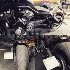 Suporte De Placa Lateral Harley Davidson - V-rod