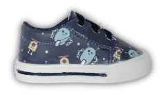 Zapatillas De Ecocuero Estampado Rigazio Con Cordones