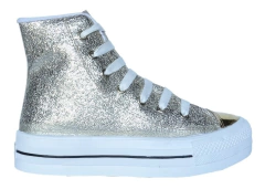 Bota Glitter Con Plataforma