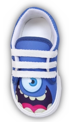 Zapatilla Inglesita De Tela Estampada Rgz Con Cordones - comprar online