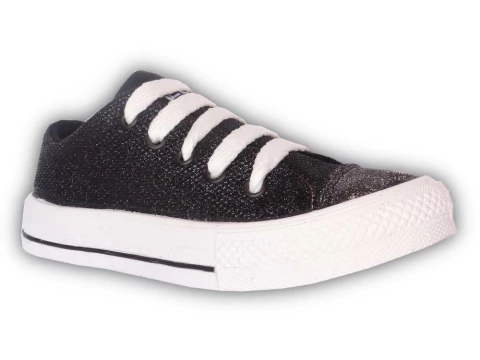 Zapatilla Glitter Rïga Con Cordones