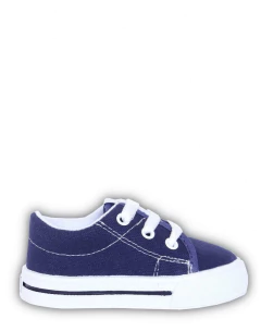 Zapatillas De Lona Lisas Rigazio Con Cordones