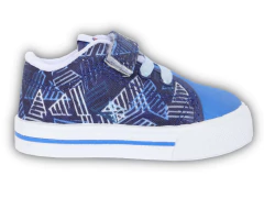 Zapatilla Tela Estampada Con Abrojo Y Elástico Rigazio - tienda online