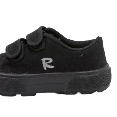 Zapatillas Colegiales Lona Rigazio Con Abrojo