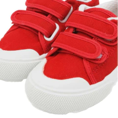 Zapatillas Colegiales Lona Rigazio Con Abrojo