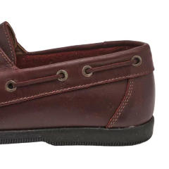 Zapato Náutico Cuero Colegial Rigazio Con Cordón - RIGAZIO