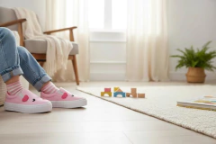 Zapatillas Panchitas Lona Bordada Caritas Rigazio® - RIGAZIO